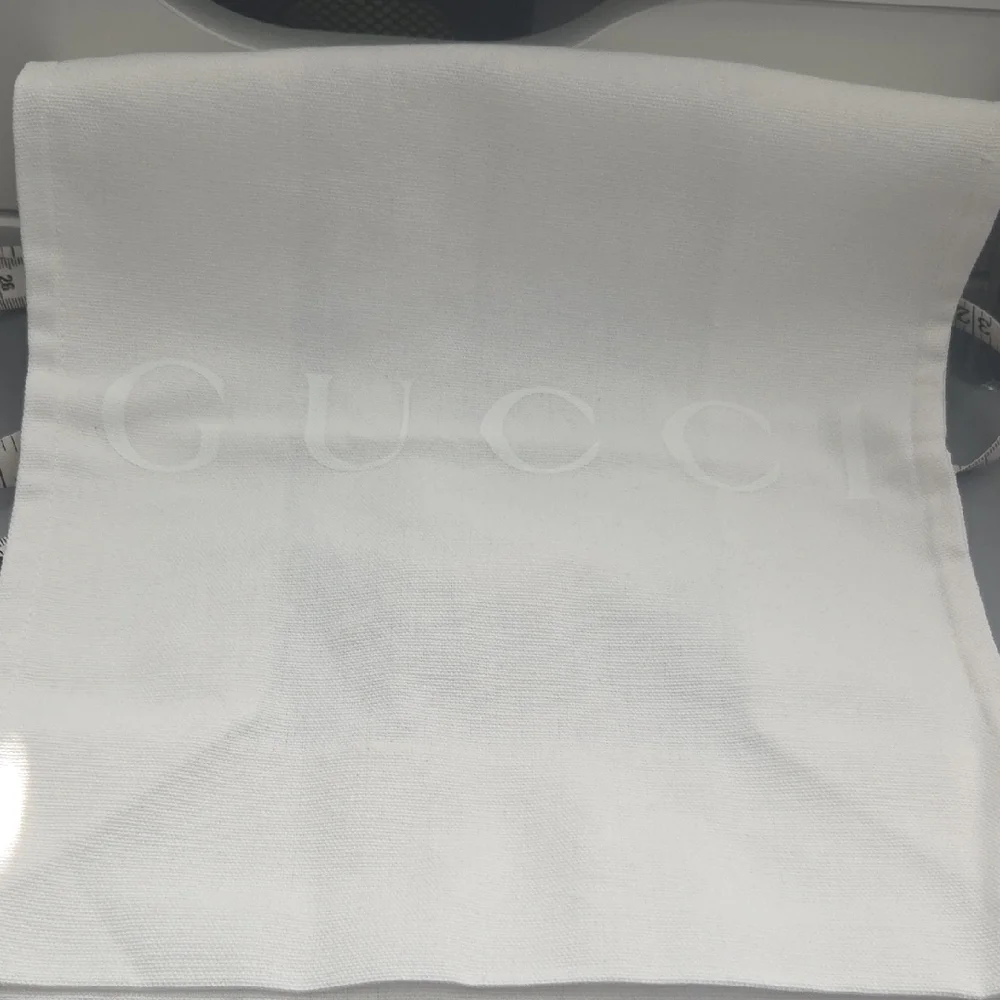 Gucci Large White Fabric Gift Bag NEW